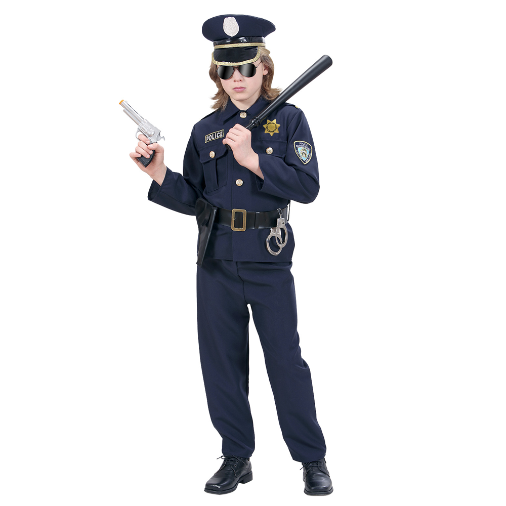 VESTITO COSTUME Maschera di CARNEVALE BIMBO - PICCOLO Poliziotto
