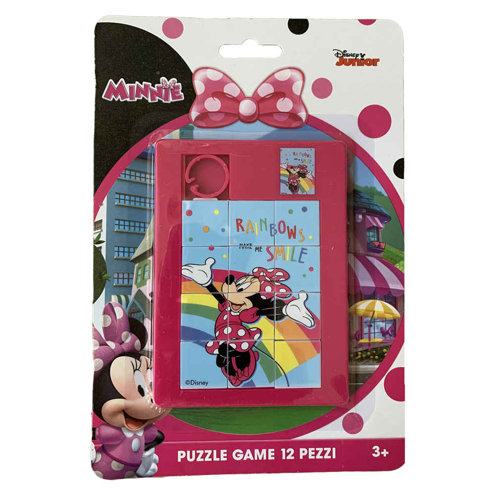 Puzzle Gioco 12 Pezzi Minnie Mouse Disney Bambina - In Plastica - MIN0498