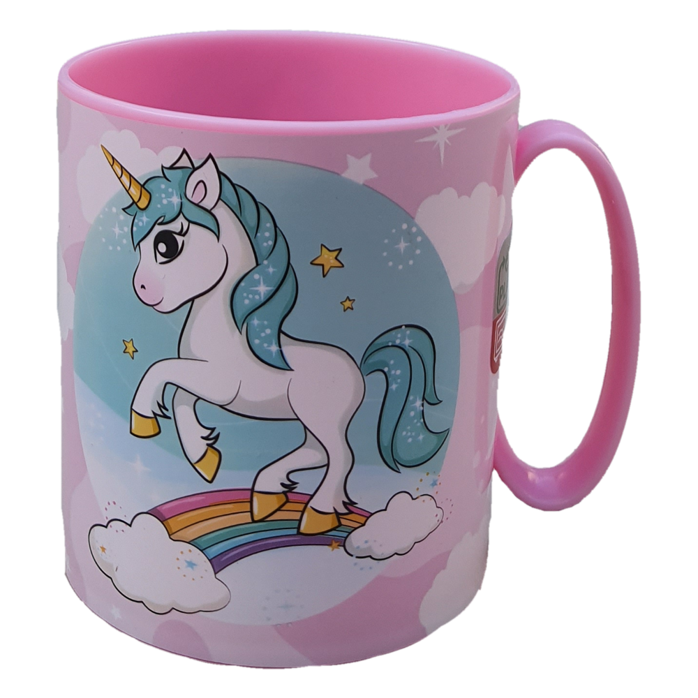 Tazza Unicorno bicchiere per bevande microonde mug colazione bambini 340 ml  1324