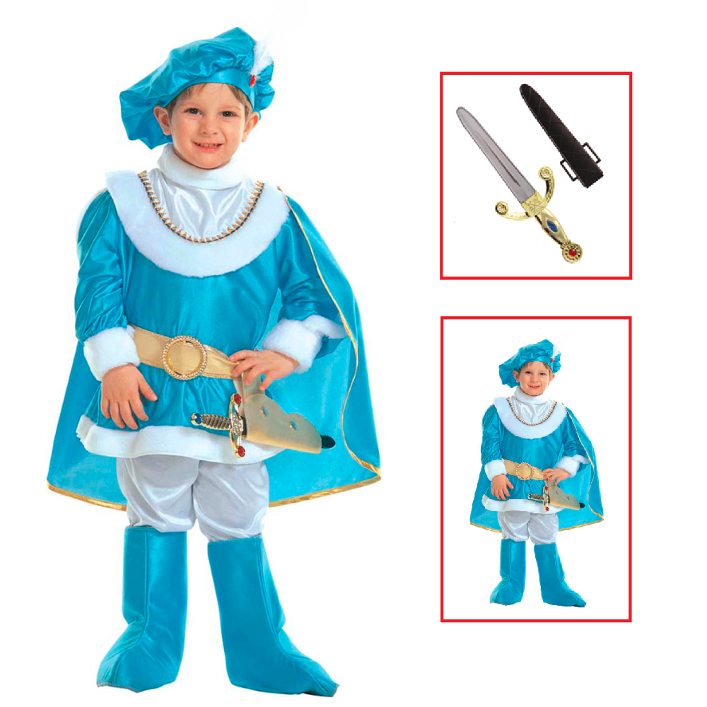Costume da principino azzurro per neonato: Costumi bambini,e vestiti di  carnevale online - Vegaoo