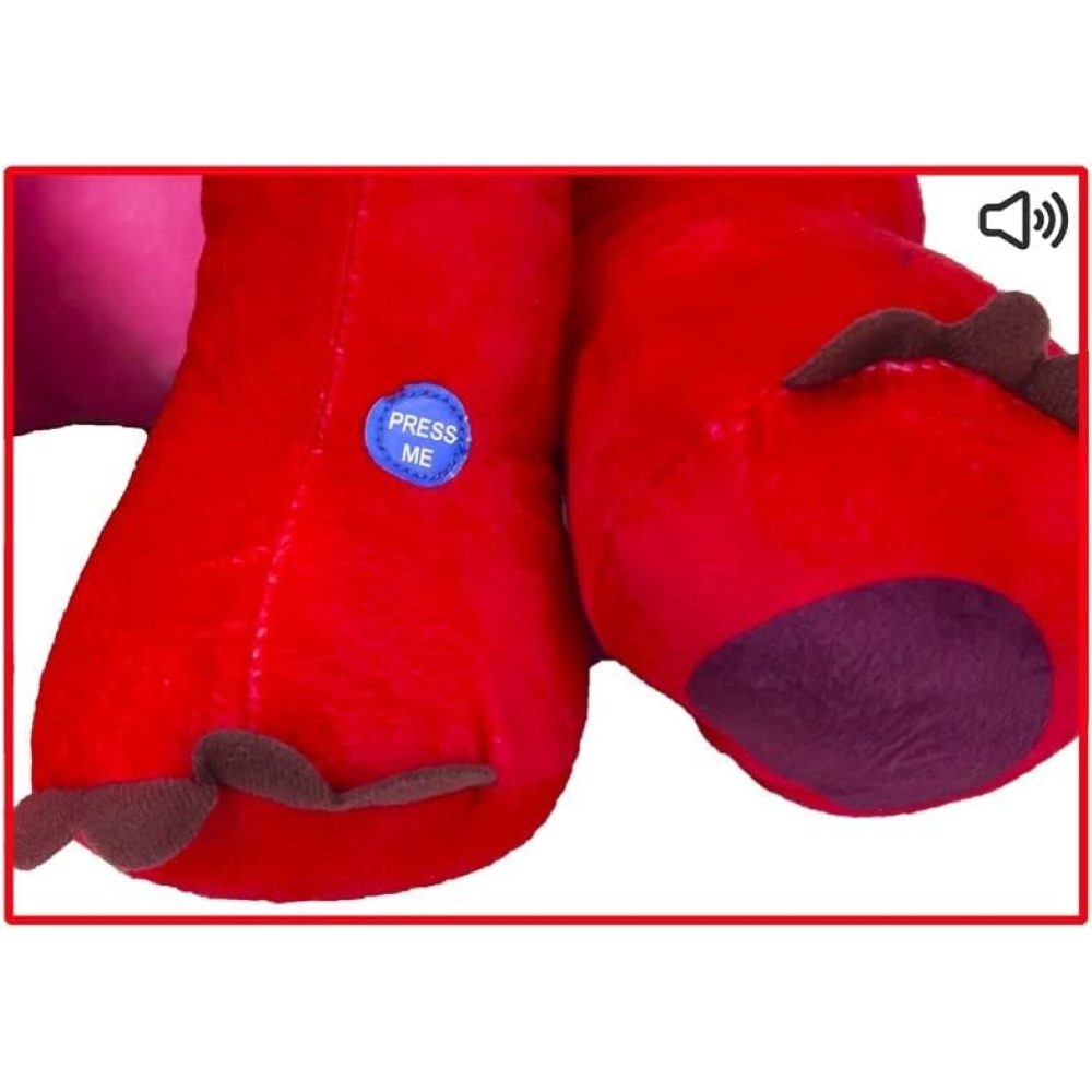 Disney Lilo & Stitch Leroy - Peluche medio da coccolare, 23 Centimetri,  Rosso