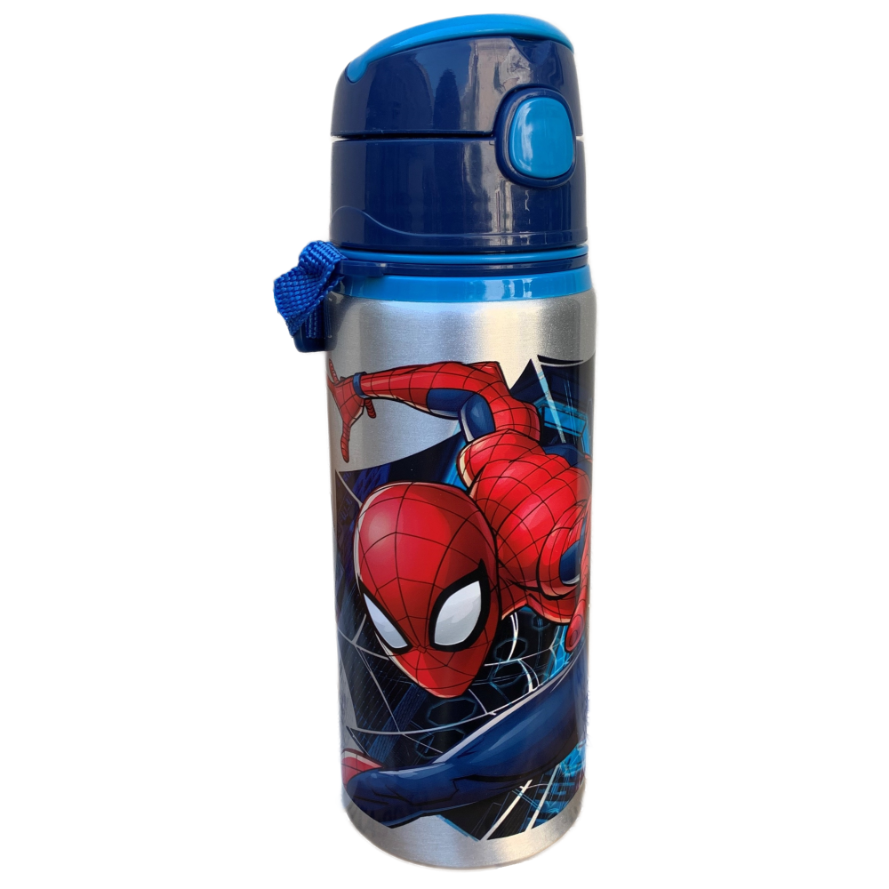 Paniate - Seven Borraccia Termica Marvel Spider-Man 460ml con Cannuccia