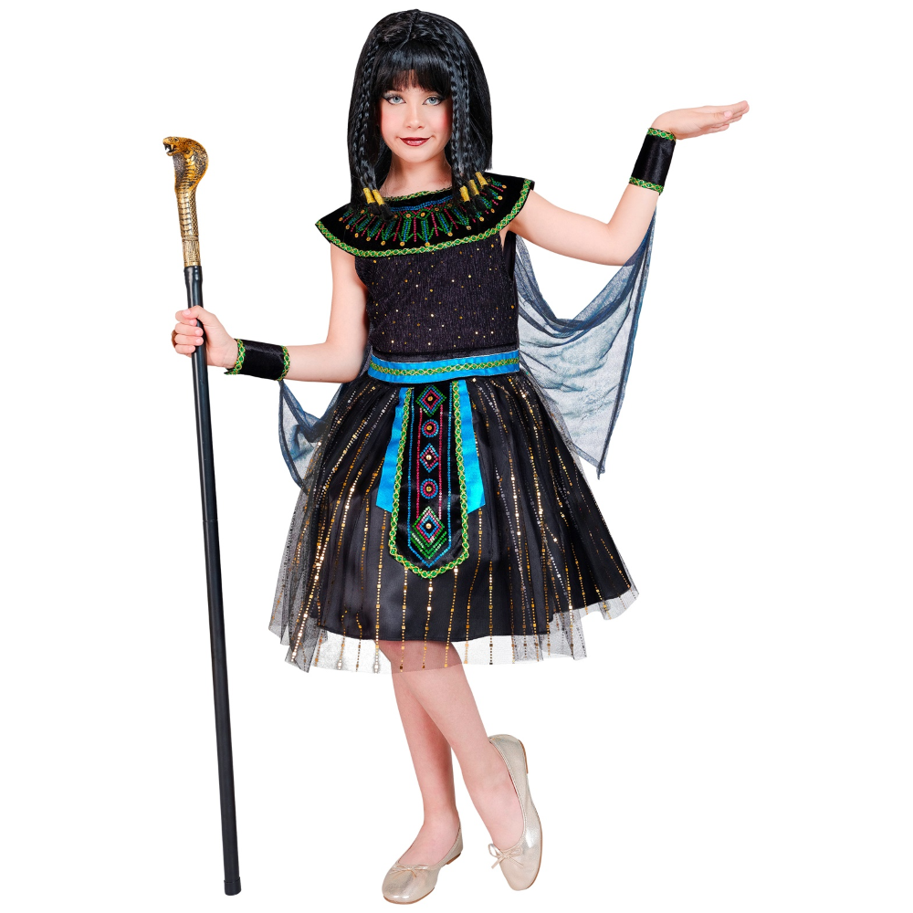 Costume da Egiziana nera per bambina