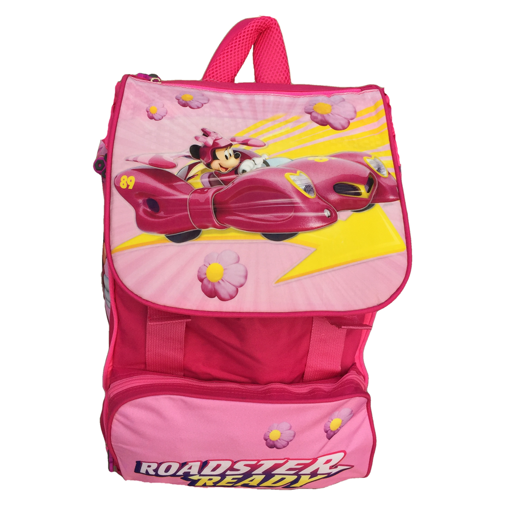 Zaini Minnie per la scuola, asilo, materna, con zip, estendibili